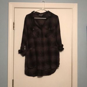 Green and Black flannel